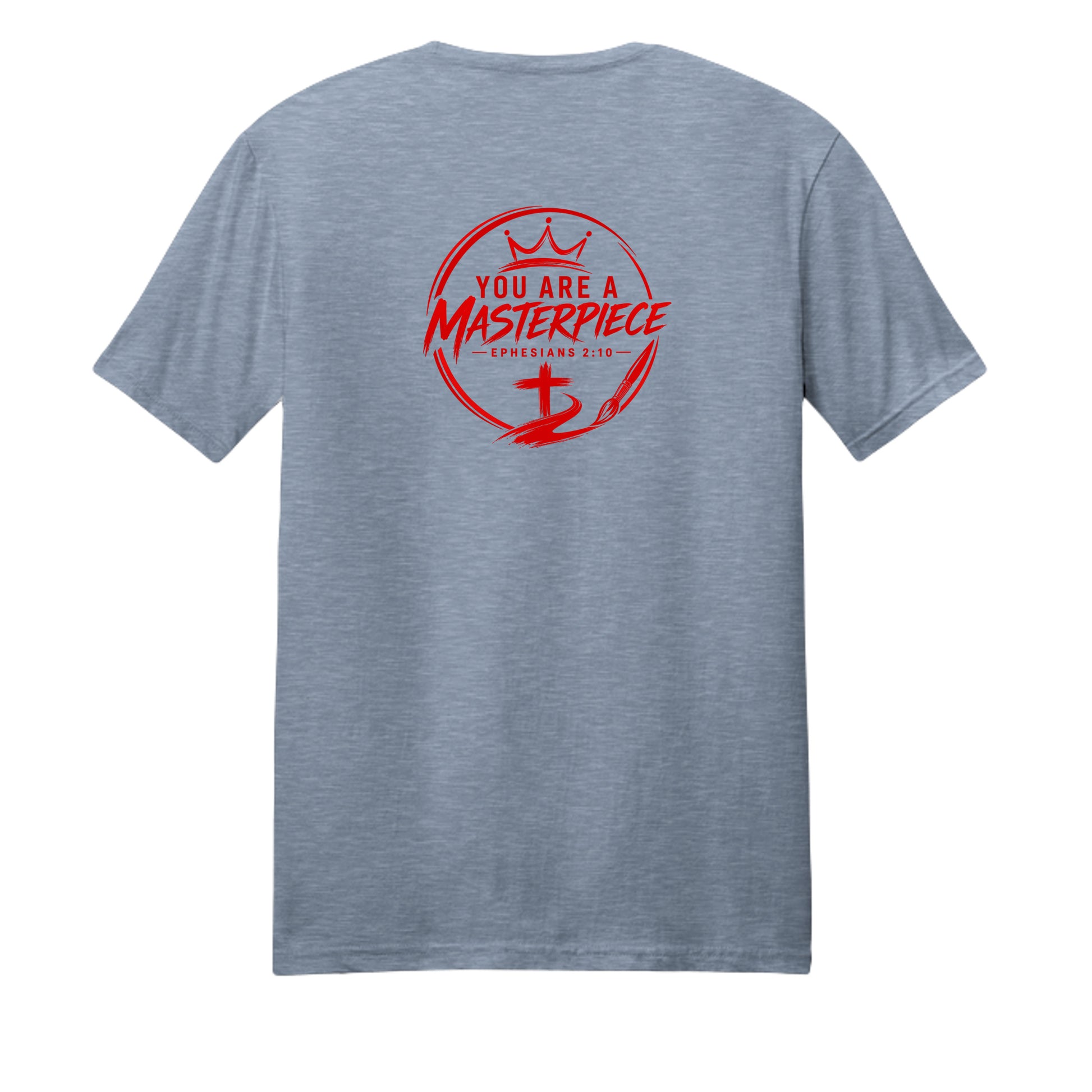 Flint Blue Heather - DM108 - BACK